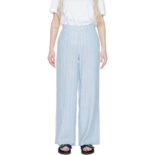 Pantaloni morbidi / Pantaloni alla zuava Vmmindy Mw Wide Pinstripe Linen 10304667 - Vero moda - Modalova