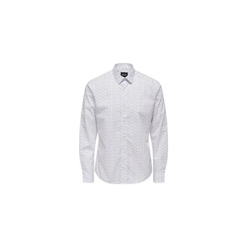 Camicia a maniche lunghe ONSSANE LIFE SLIM LS DITSY POPLIN SHIRT - Only & Sons - Modalova