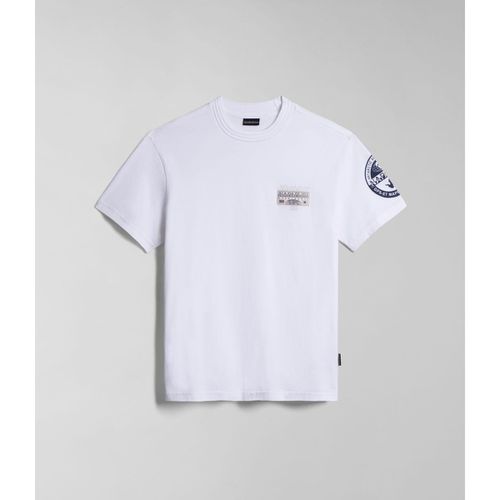 T-shirt & Polo S-AMUNDSEN NP0A4H6B-002 BRIGHT WHITE - Napapijri - Modalova