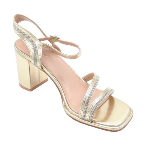 Sandali Scarpe sandalo donna pelle lucida con fasce a incrocio con - Malu Shoes - Modalova