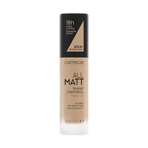 Fondotinta & primer Matte Foundation All Matt Shine Control - 22 N Neutral - Catrice - Modalova