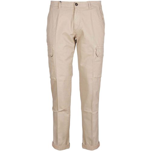 Pantaloni CARGO BASIC REGULAR FIT TASCA SOFFIETTO STRETCH - 40weft - Modalova