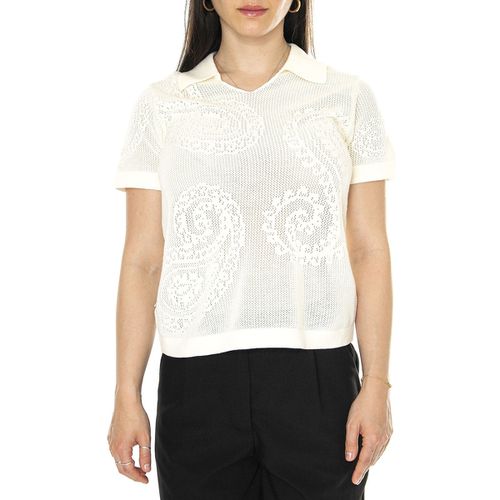 T-shirt & Polo Briana Open Knit Shirt White - Obey - Modalova