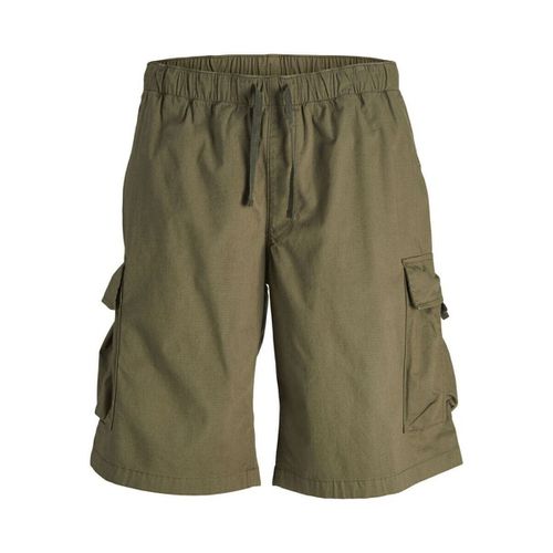 Pantaloni corti 12254398 PARACHITE-BURNT OLIVE - Jack & jones - Modalova