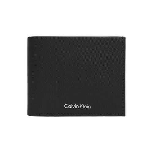Portafoglio Portafoglio in pelle con logo lettering - Calvin Klein Jeans - Modalova