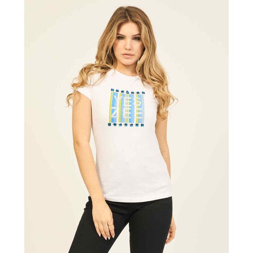 T-shirt & Polo T-shirt donna con logo e applicazioni - Yes Zee - Modalova