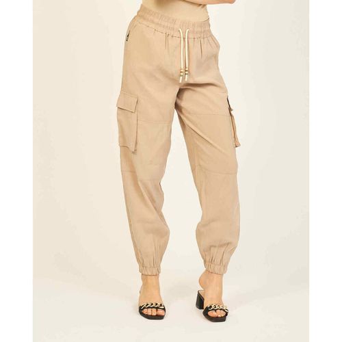 Pantaloni Pantaloni donna modello cargo in misto viscosa - Suns - Modalova