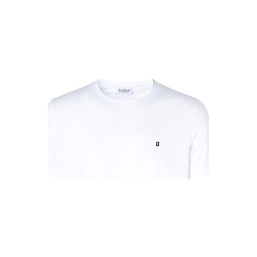 T-shirt & Polo T-Shirt in cotone bianco con logo - Dondup - Modalova