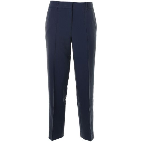 Pantaloni Pantalone blu navy in crêpe - MICHAEL Michael Kors - Modalova