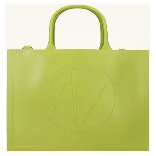Borsa Shopping Shopping bag con logo in rilievo - EAX - Modalova
