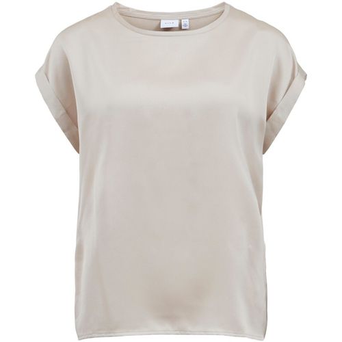 T-shirt VIELLETTE S/S SATIN TOP/SU - NOOS 14059563 - Vila - Modalova