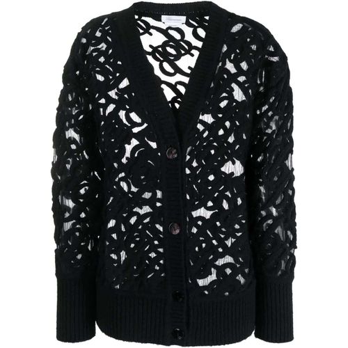 Gilet / Cardigan MAGLIA CARDIGAN CON LOGO - Blumarine - Modalova