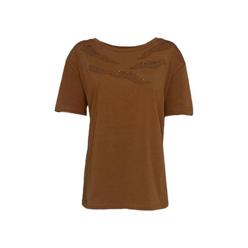 T-shirt we6220_cannella - Giulia Valli - Modalova