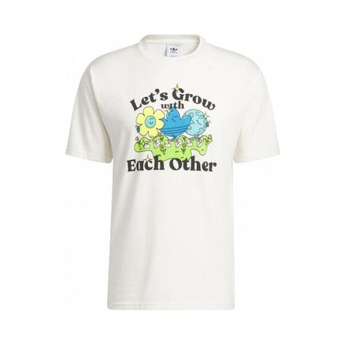 T-shirt T-shirt Uomo ic5558_grow_together_beige - Adidas - Modalova