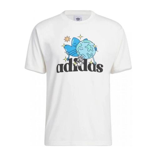 T-shirt T-shirt Uomo ic5564_friends_tee_avorio - Adidas - Modalova