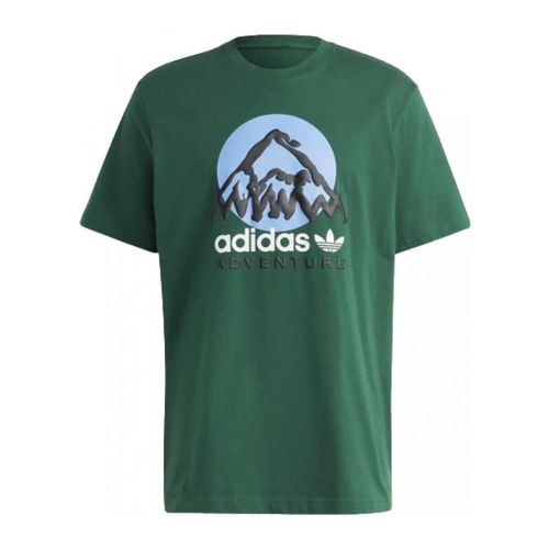 T-shirt T-shirt Uomo ic2360adv_mountain_tee_verde - Adidas - Modalova