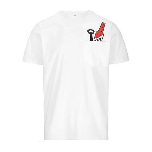 T-shirt T-shirt Uomo 381j18w_authentic_bredy_bianco - Kappa - Modalova