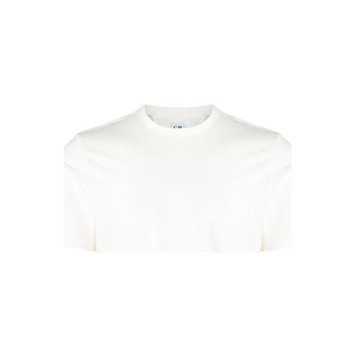 T-shirt & Polo T-shirt girocollo in cotone bianco - C.p. Company - Modalova