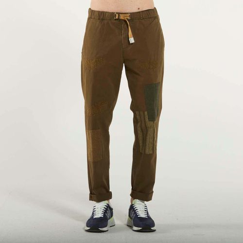 Pantaloni Sportivi pantalone tessuto militare - White Sand - Modalova