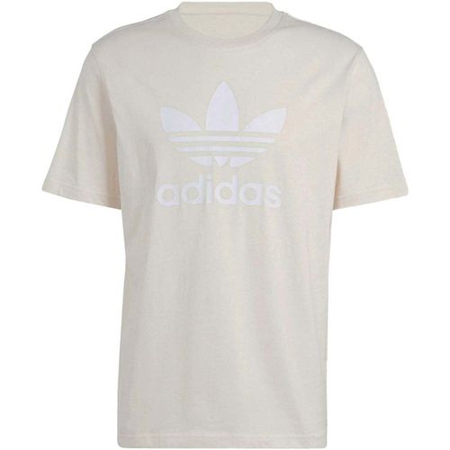 T-shirt & Polo Trefoil Beige - Adidas - Modalova
