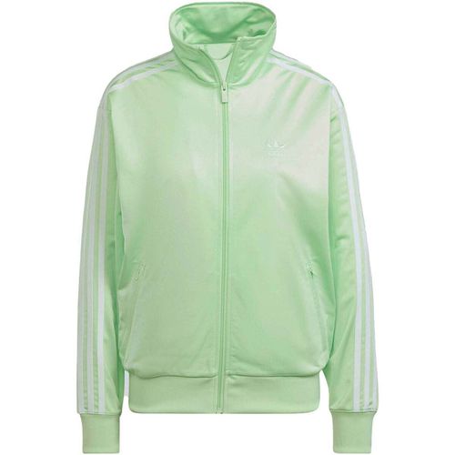 Giacca Sportiva Zip Firebird Tt Segrsp Verde - Adidas - Modalova