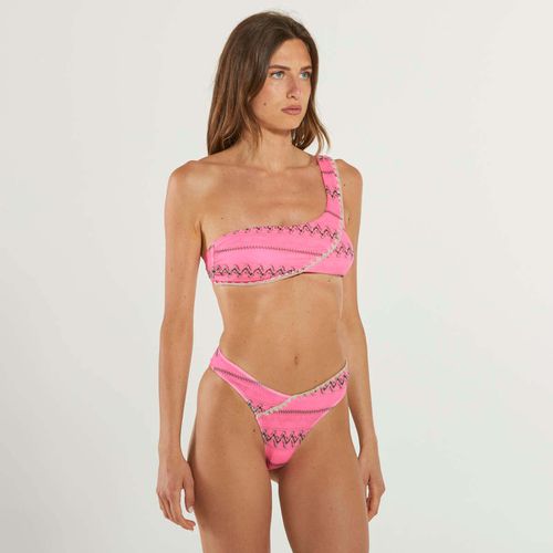 Costume / Bermuda da spiaggia bikini monospalla fantasia ethos fuxia - Effek - Modalova