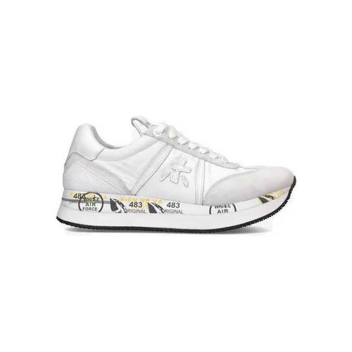 Sneakers CONNY 5617 bianca camoscio tessuto - Premiata - Modalova