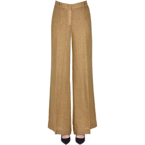 Pantaloni Pantaloni gamba ampia in lino PNP00003136AE - Kiltie - Modalova