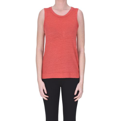 Top Tank top in lino TPT00003068AE - Wool&co - Modalova