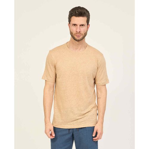 T-shirt & Polo T-shirt uomo in lino regular fit - Boss - Modalova