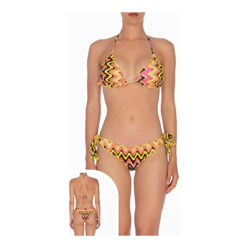 Costume a due pezzi Bikini triangolo con slip nodi regolabile FK24-1340X07 - F * * K - Modalova