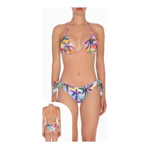 Costume a due pezzi Bikini triangolo con slip nodi regolabile FK24-1340X03 - F * * K - Modalova