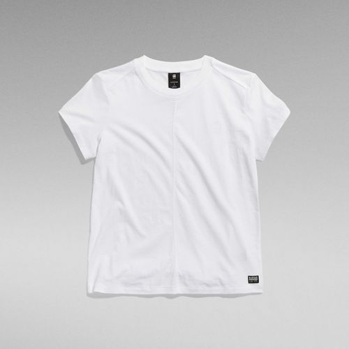 T-shirt & Polo D24499-4107 FRONT SEAM R T-110 WHITE - G-star raw - Modalova