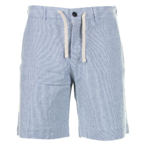 Pantaloni corti Bermuda azzurri in lino - Brooksfield - Modalova
