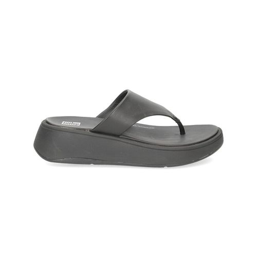 Ciabatte F-MODE Leather flatform Toe-Post sandals all black - Fitflop - Modalova