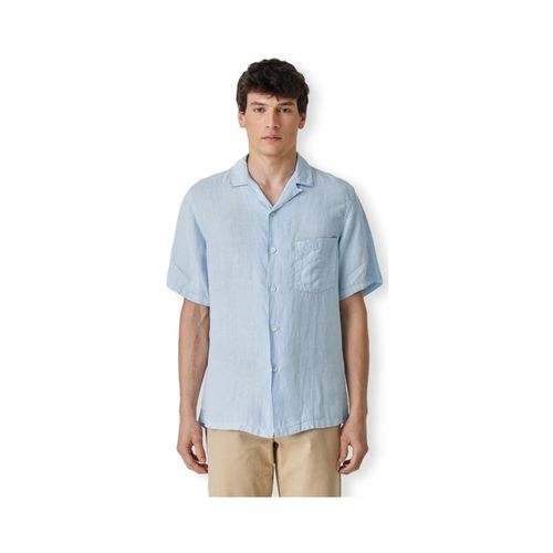 Camicia a maniche lunghe Linen Camp Collar Shirt - Sky - Portuguese Flannel - Modalova