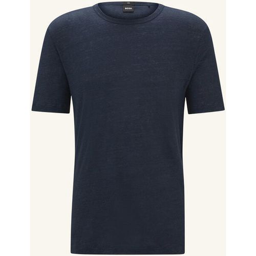 T-shirt & Polo T-shirt uomo in lino regular fit - Boss - Modalova