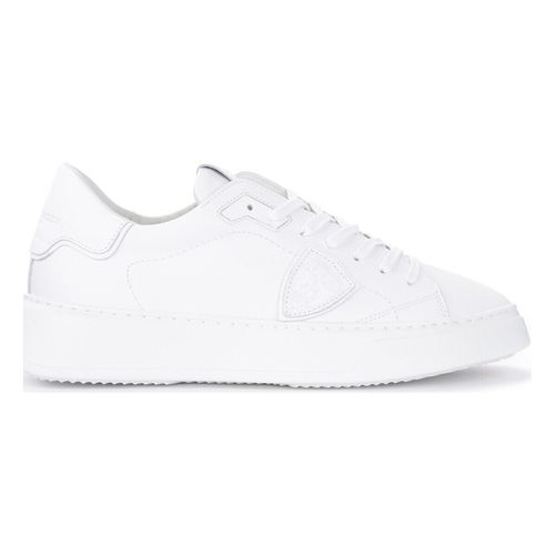 Sneakers Sneaker Temple L in pelle bianca - Philippe Model - Modalova