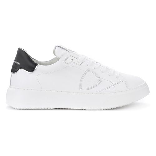 Sneakers Sneaker Temple L in pelle bianca con spoiler - Philippe Model - Modalova