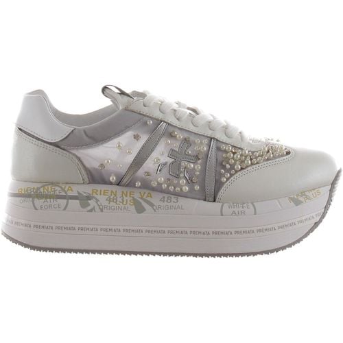 Sneakers Sneaker in pelle e nylon con perline - Premiata - Modalova