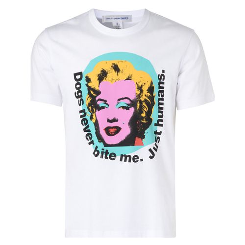 T-shirt & Polo T-Shirt Comme Des Garçons Shirt Marylin Monroe in cotone - Comme Des Garcons - Modalova