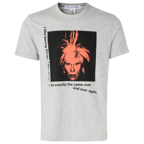 T-shirt & Polo T-Shirt Comme Des Garçons Shirt Andy Warhol grigia - Comme Des Garcons - Modalova
