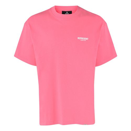 T-shirt & Polo T-Shirt Owners Club in cotone rosa - Represent - Modalova