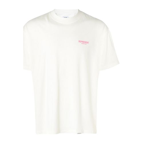 T-shirt & Polo T-Shirt Owners Club bianca e rosa - Represent - Modalova