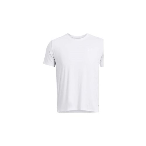 T-shirt T-shirt Launch Elite Uomo White/Reflective - Under armour - Modalova