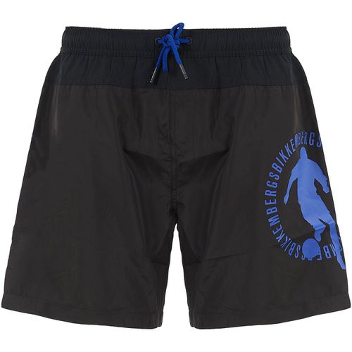 Costume / Bermuda da spiaggia BKK3MBM02 BLACK E CLEMATIS BLUE - Bikkembergs - Modalova