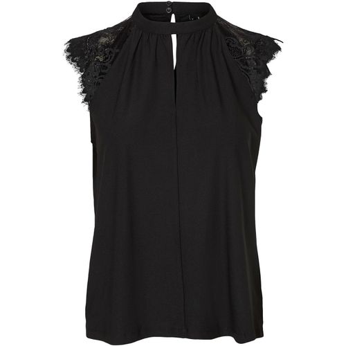 T-shirt VMMILLA SL LACE TEE GA 10226072 - Vero moda - Modalova