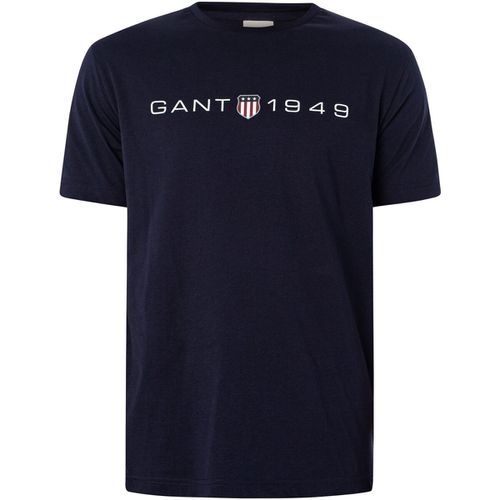 T-shirt T-shirt con grafica stampata - Gant - Modalova