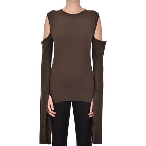 Maglione Pullover con cut-out sulle spalle MGP00004034AI - Rick Owens - Modalova