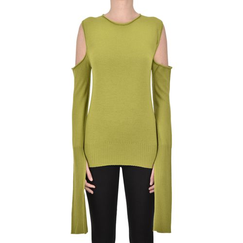 Maglione Pullover con cut-out sulle spalle MGP00004033AI - Rick Owens - Modalova